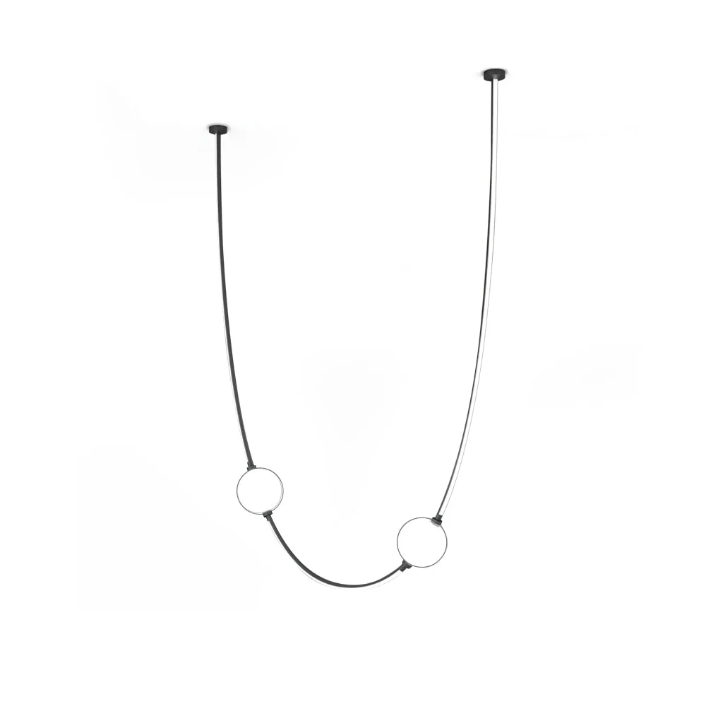 Expertly Made Linea Curva Chandelier Secure