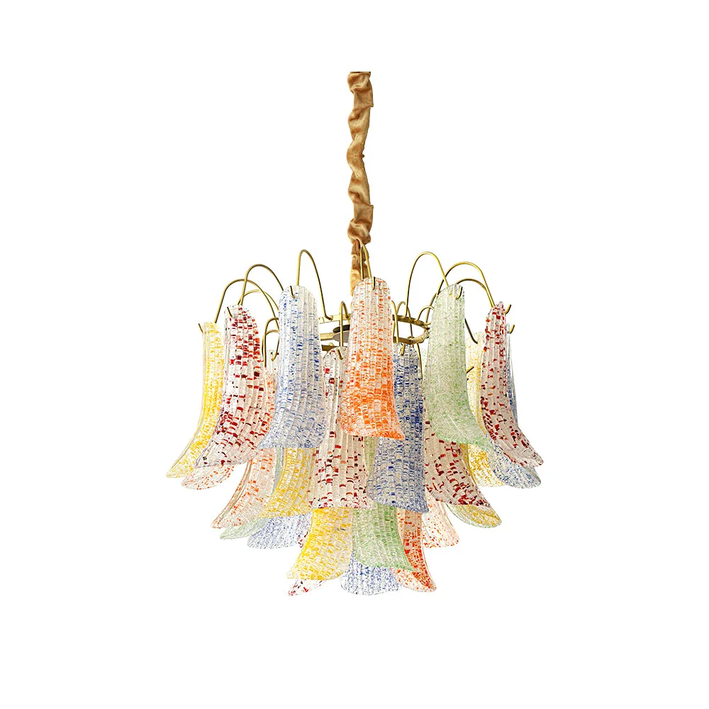 Exceptional Mazzega Murano Glass Chandelier Superior