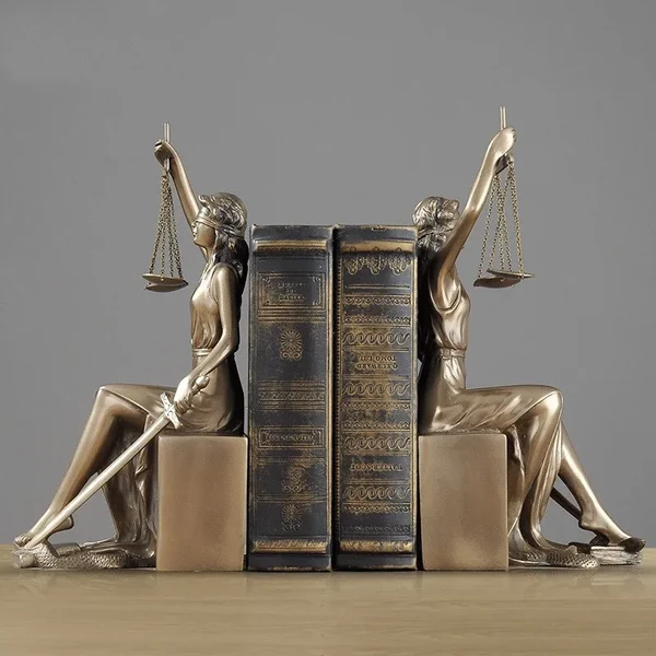 Pure Themis Bookend Statue Practical