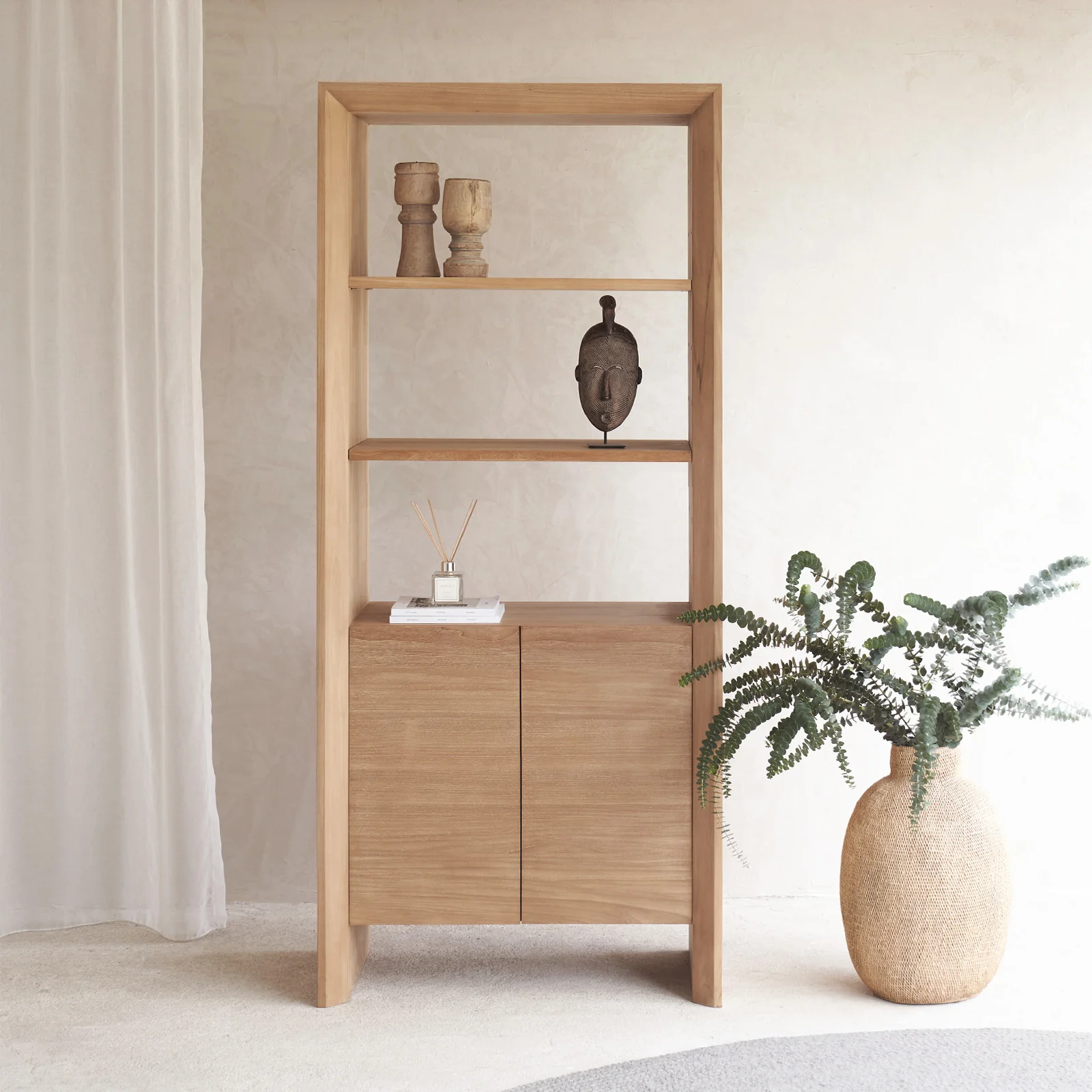 Optimized Norman Tall Bookcase Teak Environmentally Friendly
