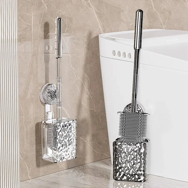 Premium Wall Mounted Glacier Toilet Brush Specialty