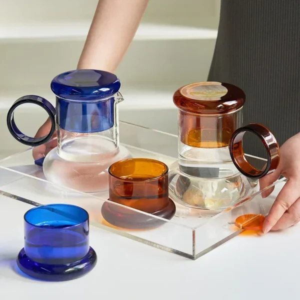 Certified Aura Glass Carafe Cup Set User-Friendly