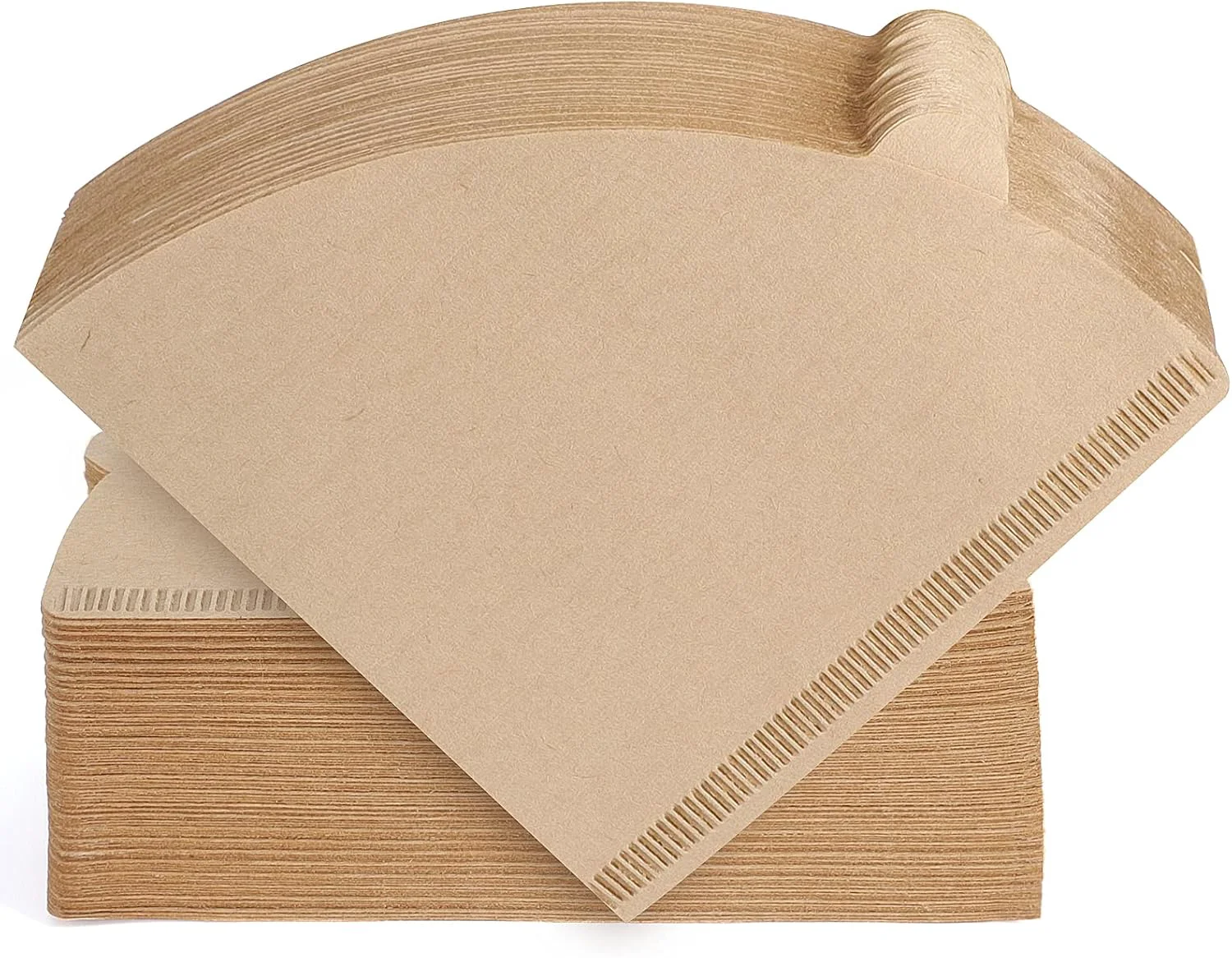 Soft Niveaya 200 Count Coffee Filters - Size 02 Natural Paper Coffee Filter No Blowout Disposable for Pour Over and Drip Coffee Maker 2-4 Cup World-Class