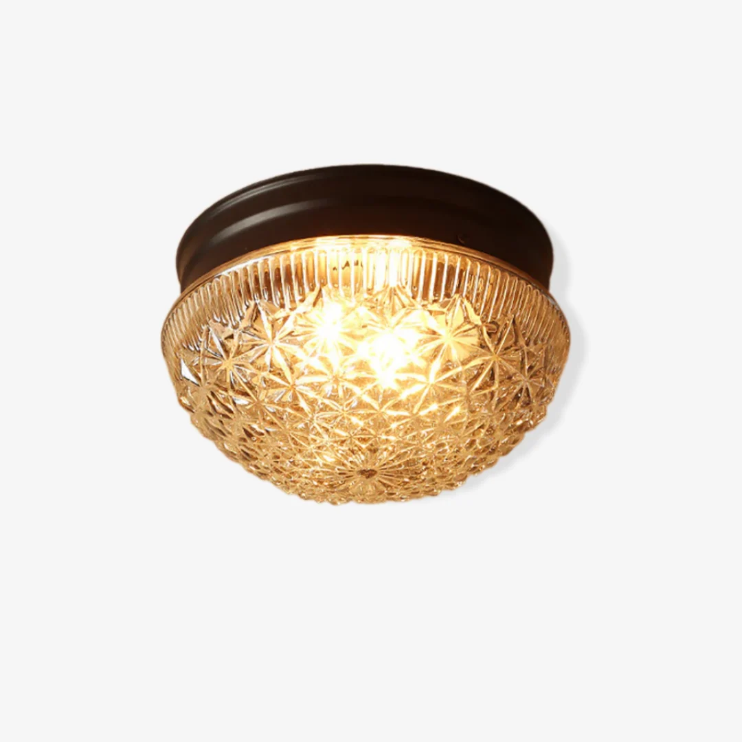 Stylish American Style Glass Ceiling Light Authentic