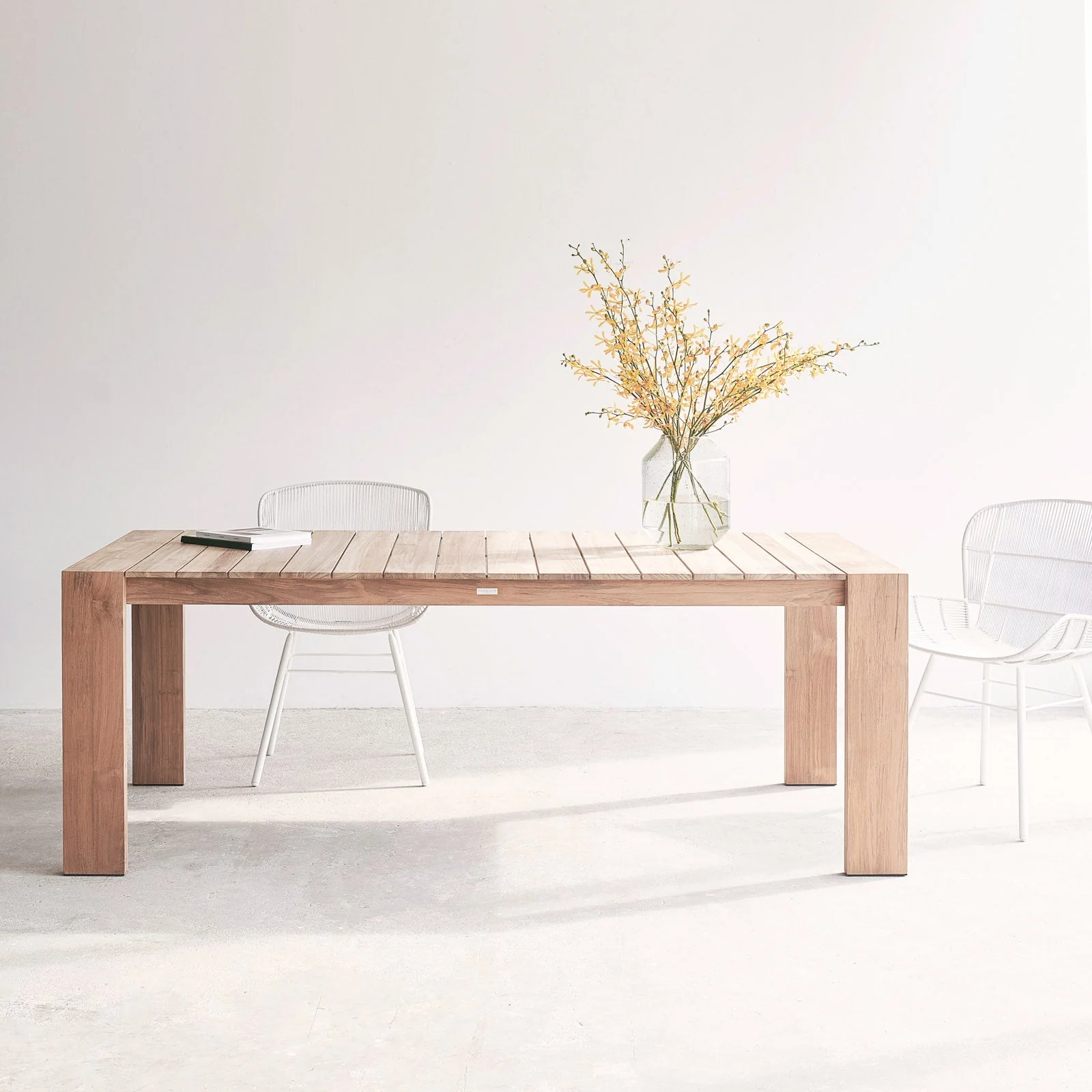 Easy-to-Use Hayman Outdoor Dining Table Teak 200cm Smart