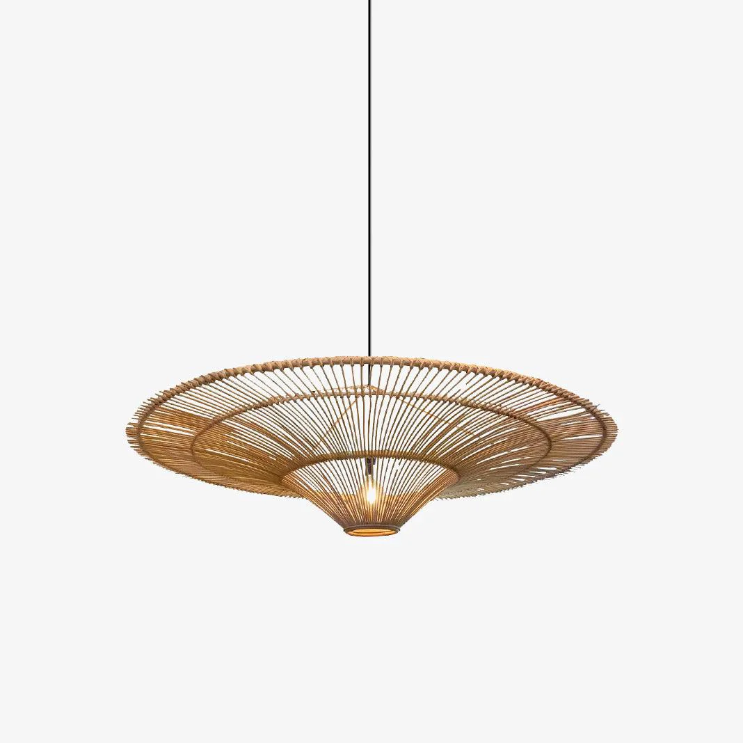 Quality Troy Bamboo Umbrella Shaped Chandelier Verified