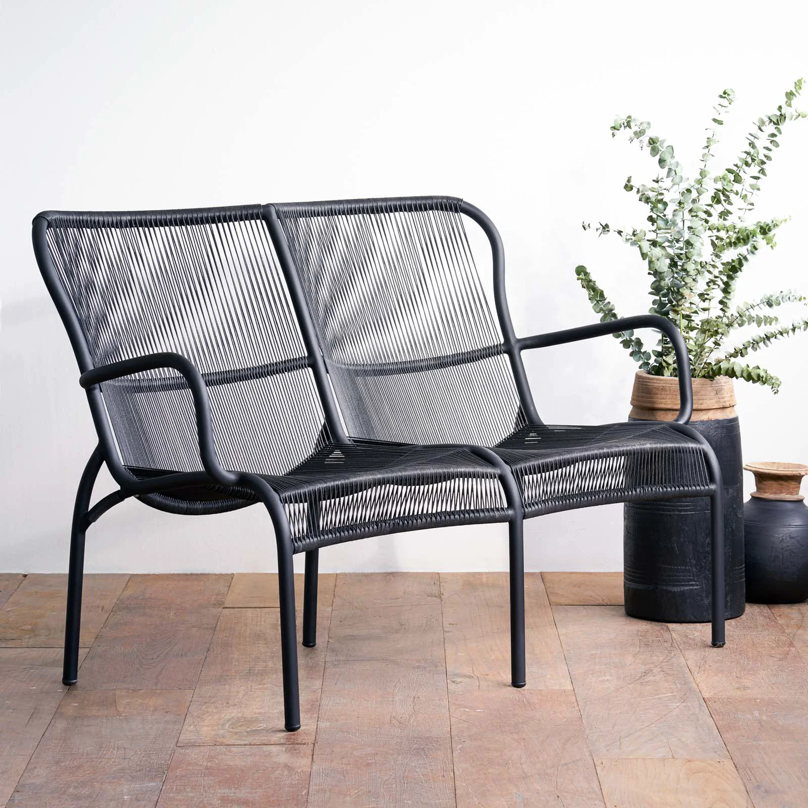 Healthy Loop Outdoor Sofa Black 121cm Quality
