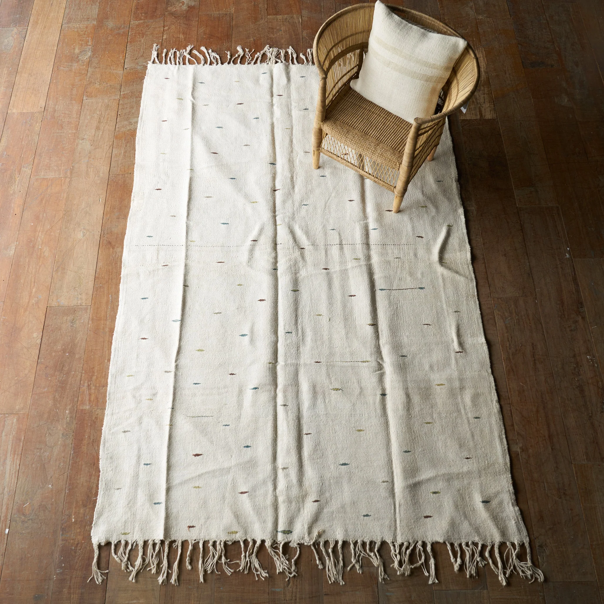 High-Grade Hemp Rug 180 x 271cm Reusable