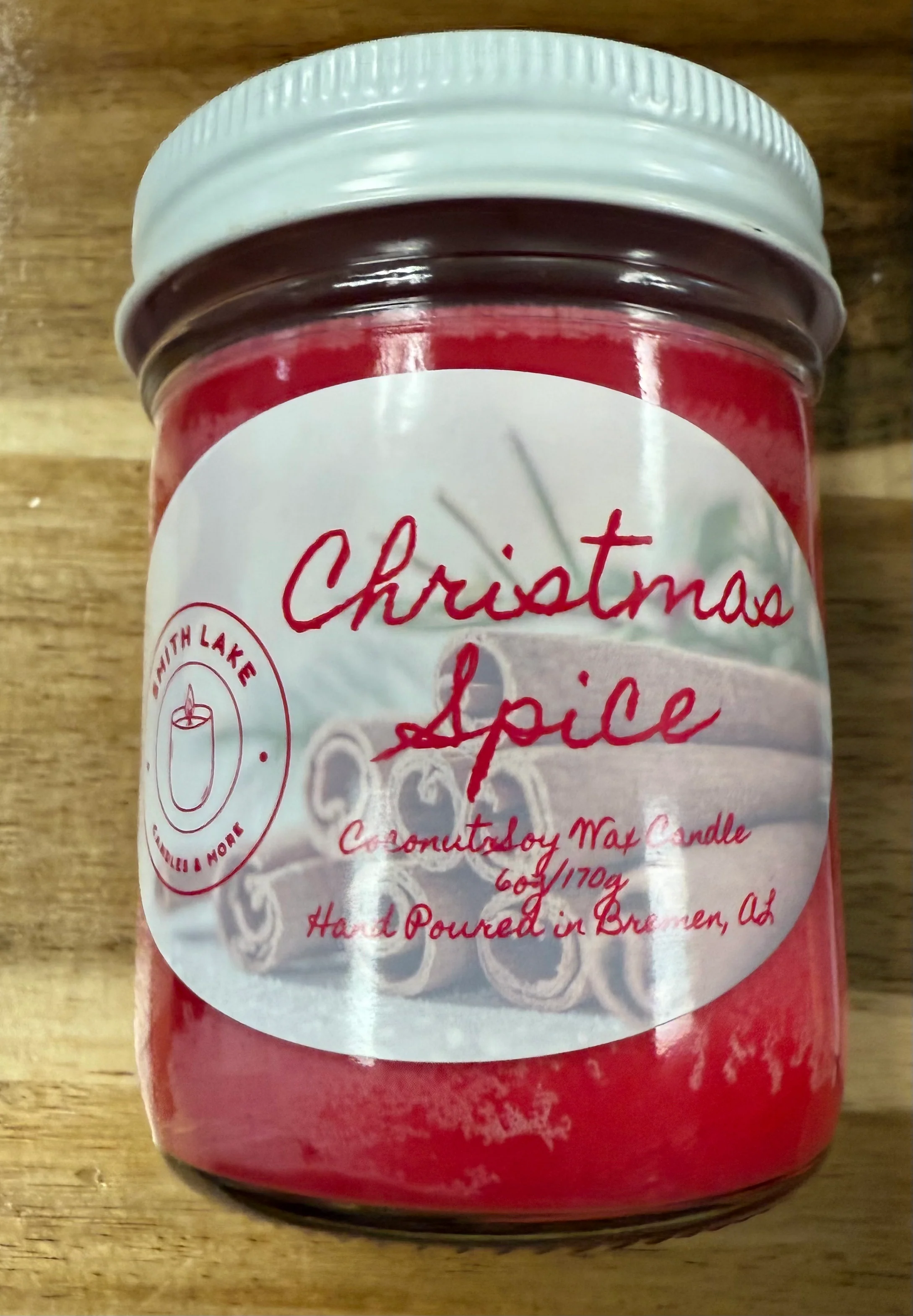 Smooth Christmas Spice Soy Wax Candle 6oz Innovative