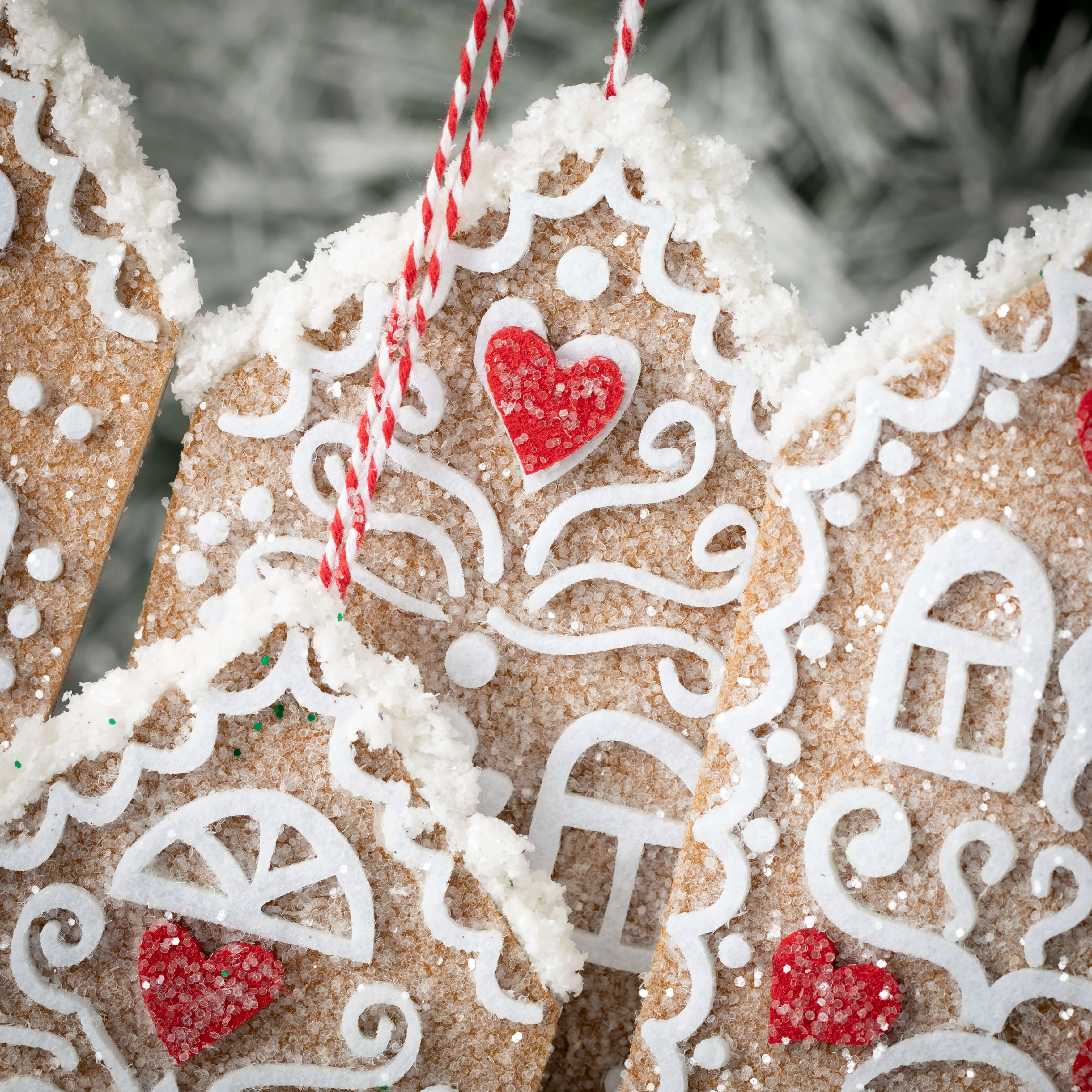Powerful Gingerbread House Felt Ornaments High-Performance