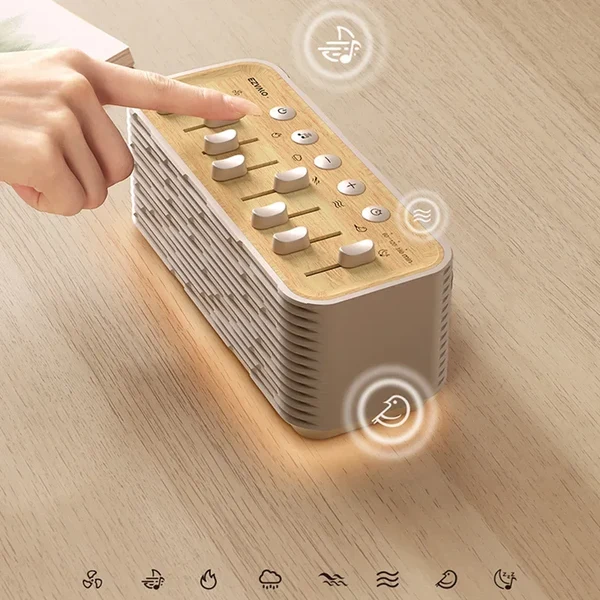 Premium Material Bluetooth White Noise Speaker with Natural Soundscapes Powerful