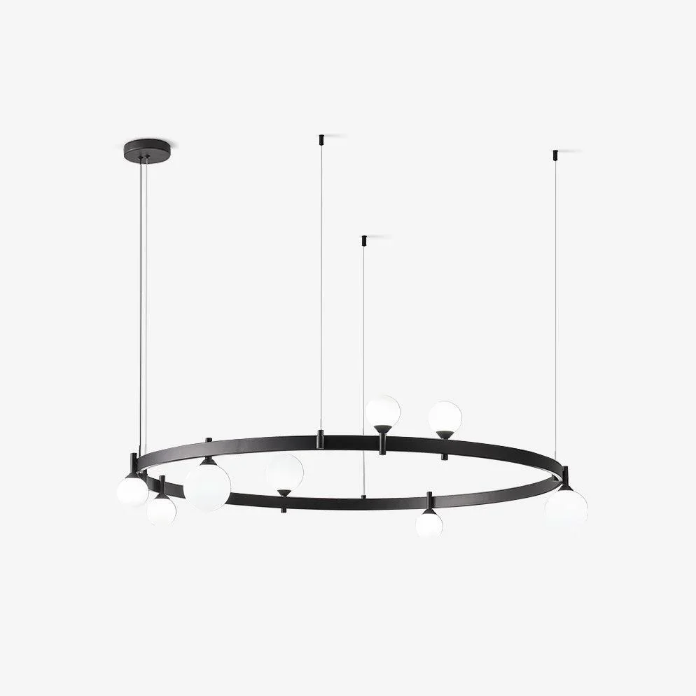 Efficient Arbor Glass Ball Chandelier Environmentally Friendly