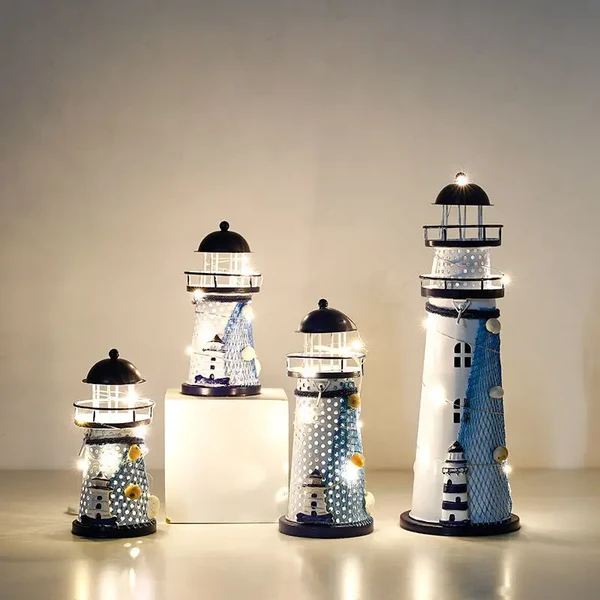 Selected LED Nautical Lighthouse Decor High-End
