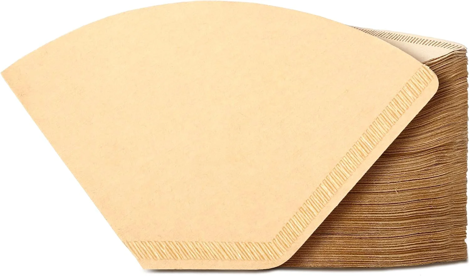 Breathable Teling 1200 Count Coffee Filter 2 cone Filters Bulk Disposable Natural Paper 2-4 Cup Premium