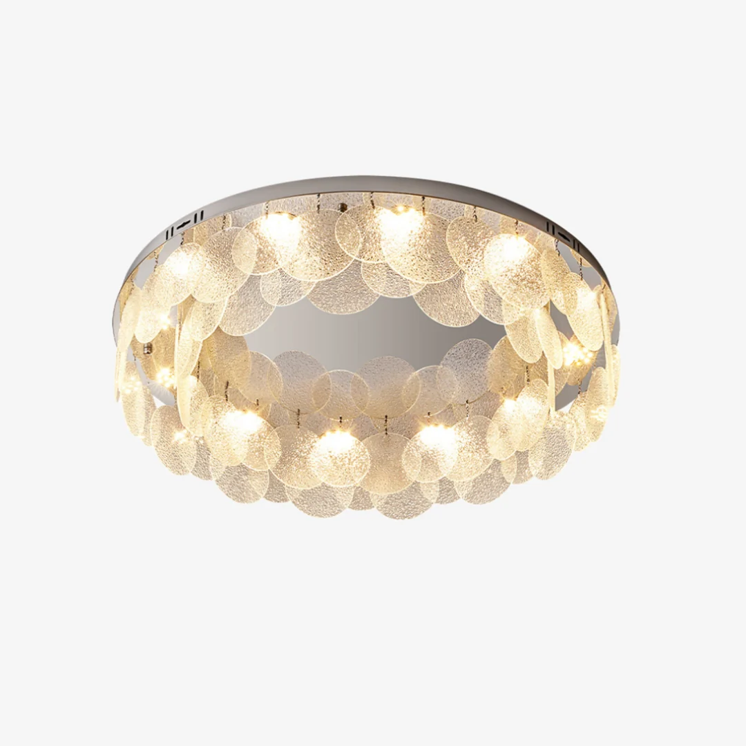 Enhanced Round Shell Ceiling Light Green