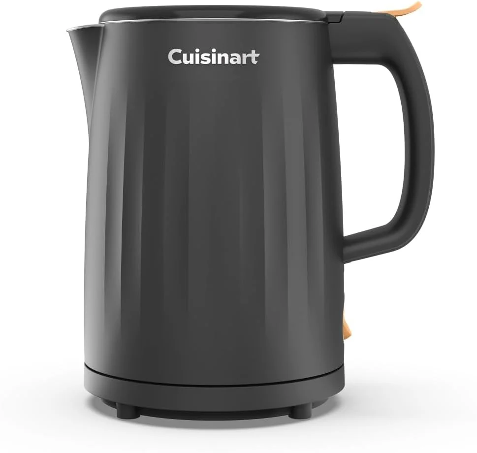 Premium Cuisinart Soho 1 Liter Double Wall Electric Kettle Black Traditional