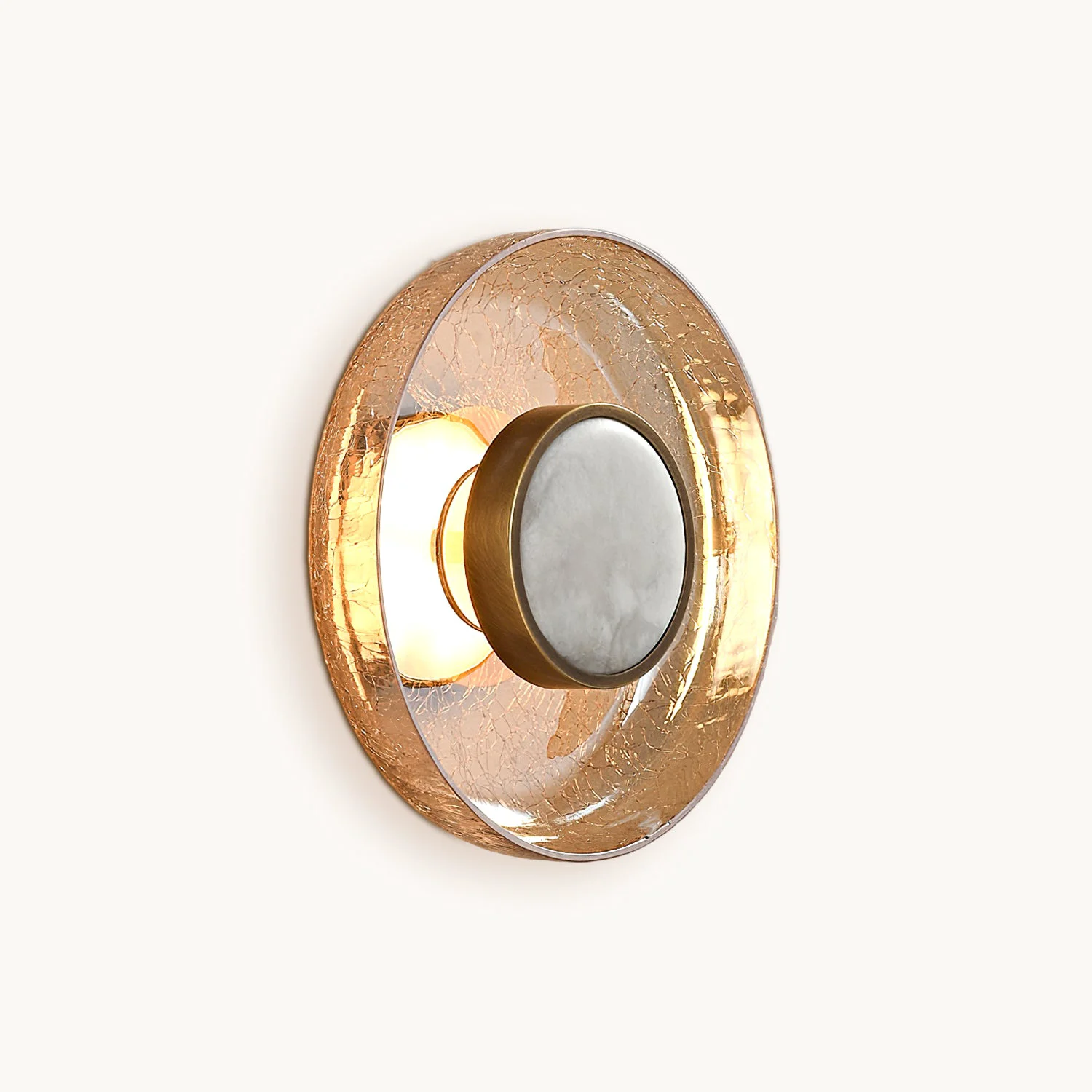 Exclusive Crispin Crackle Wall Lamp Convenient