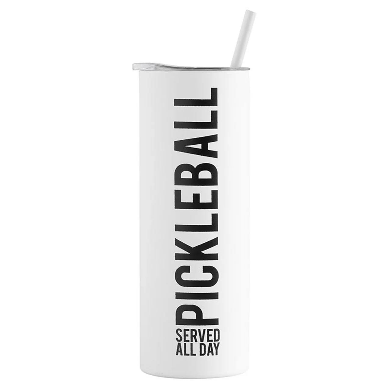 Detailed Pickleball Served All Day Insulated Tumbler 20oz Organic
