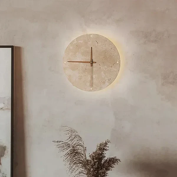 Safe ChronoGlow LED Wall Clock Sconce Flexible