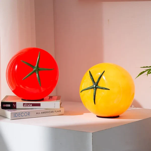 Healthy Creative Multicolor Tomato Desk Atmosphere Lamp Versatile