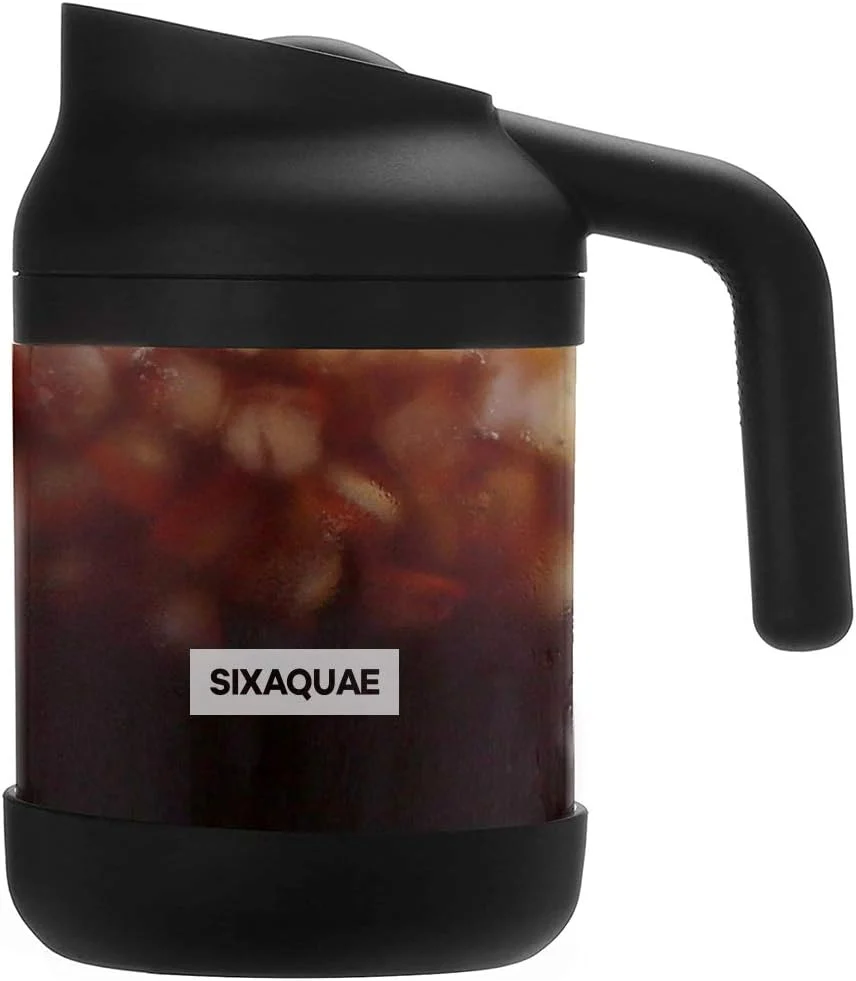 Eco-Friendly Cold Brew Coffee Maker Stainless Steel Strainer Large Durable Iced Coffee Maker Cold Brew Pitcher Dishwasher Safe 38 Oz Iced Tea Maker Secure