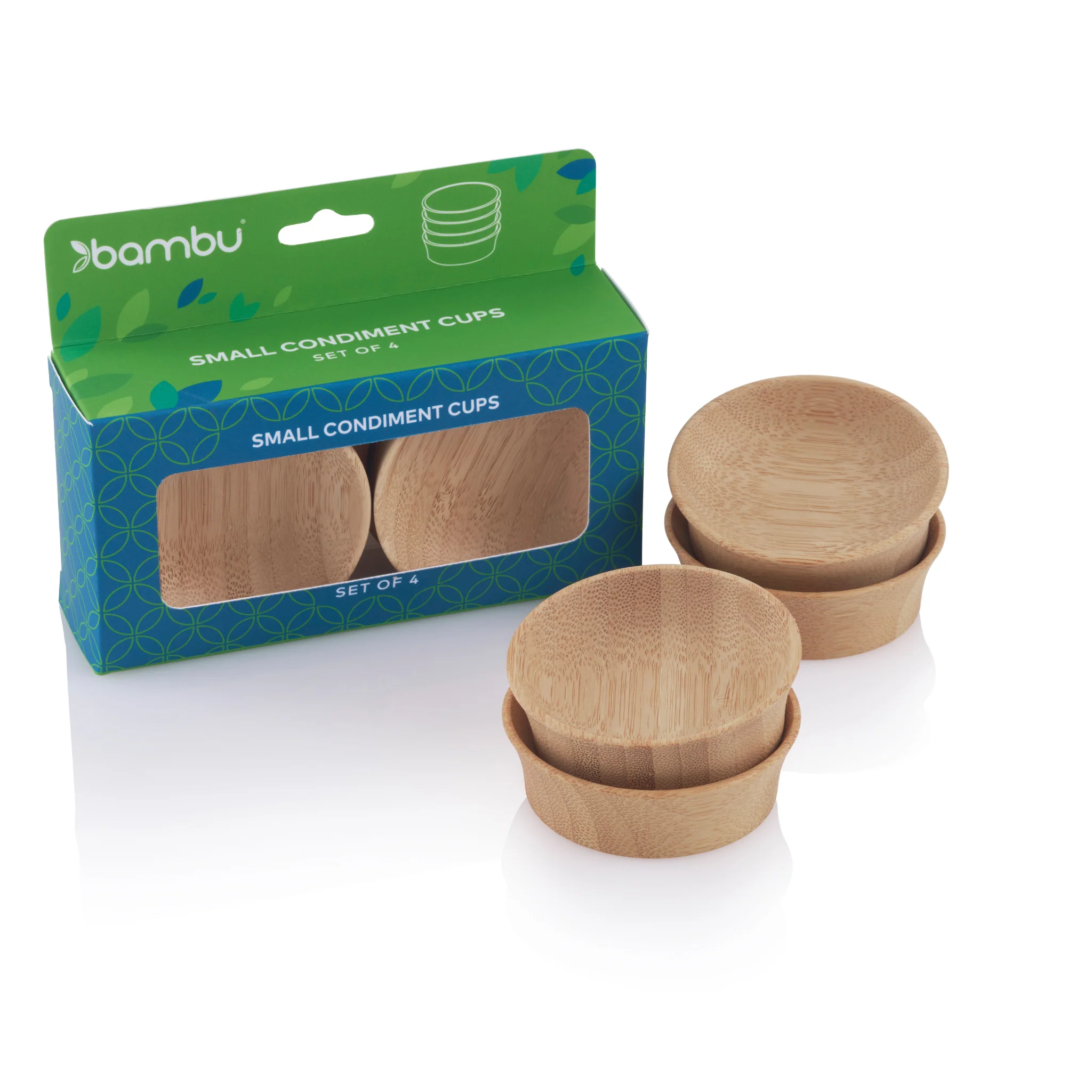 Crafted Bambu Small Condiment Cups Optimized