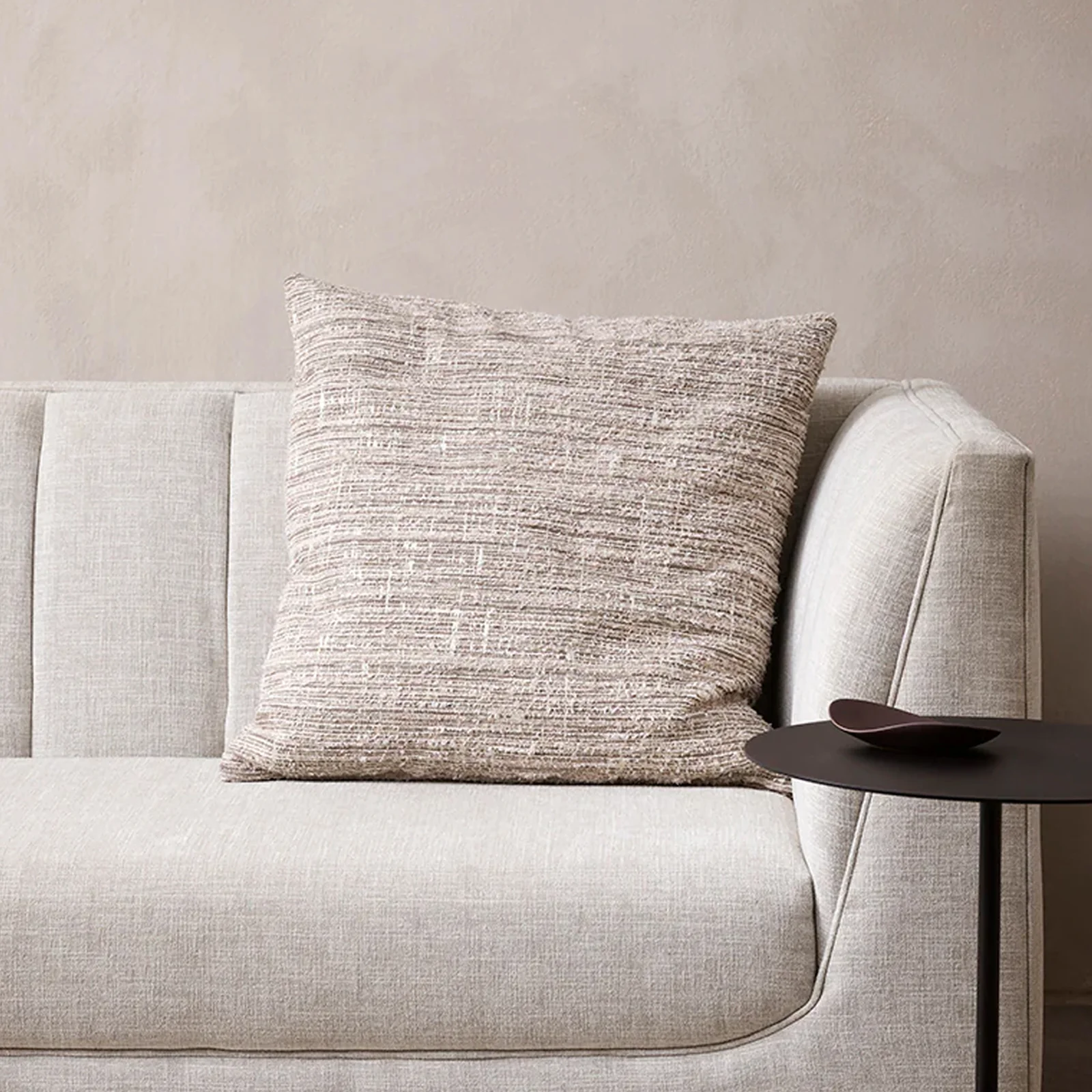 Trusted Ashford Cushion Taupe 60 x 60cm Crafted