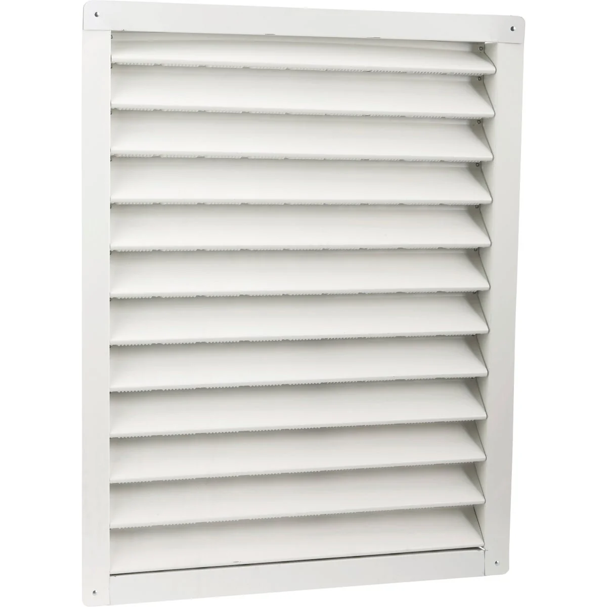 Superior Air Vent 18 x 24 Rectangular White Gable Attic Vent Green