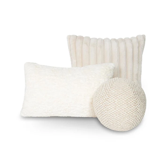 Breathable Crush Cushions Set of 3 Functional