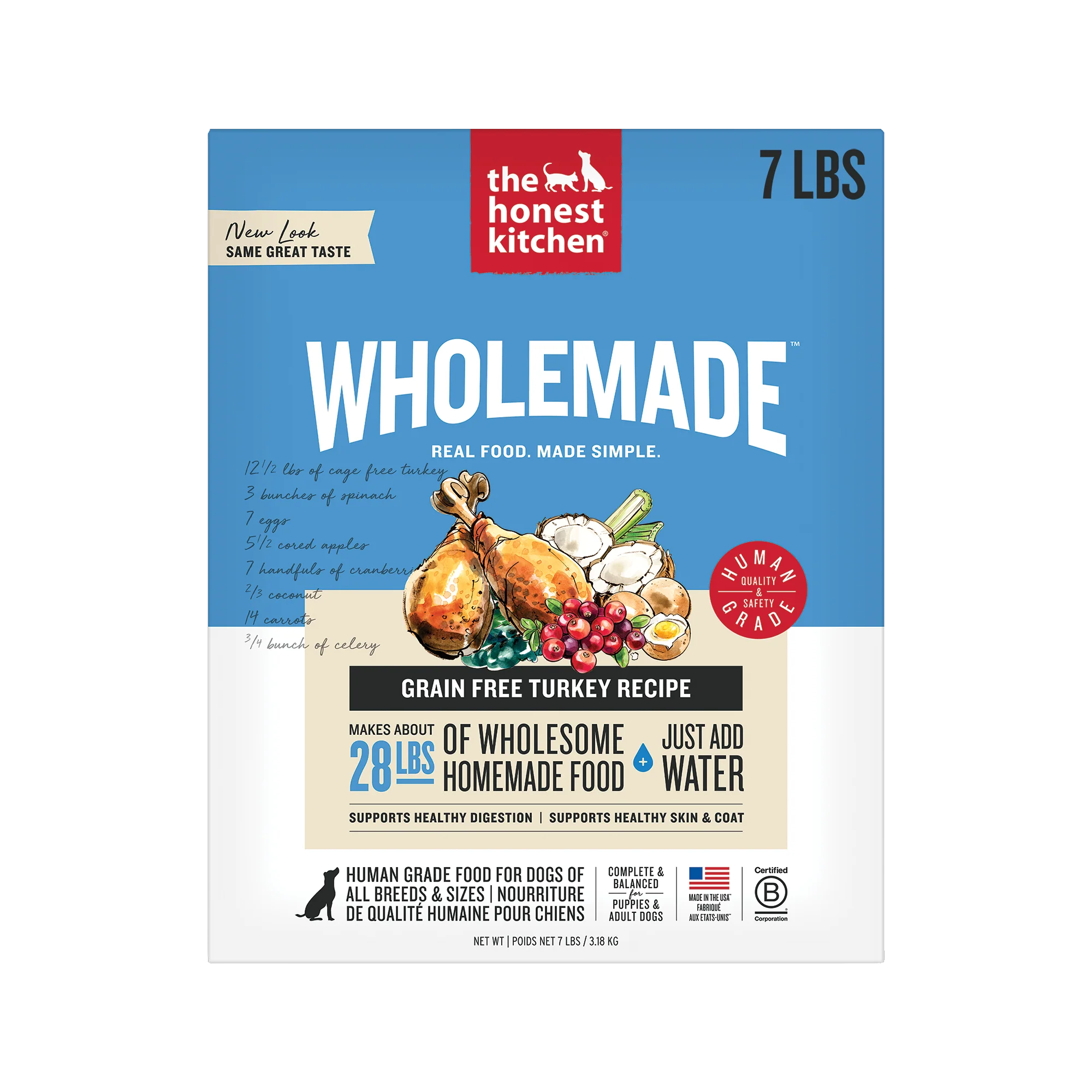 Sophisticated The Honest Kitchen Wholemade™ Grain Turkey Dog Food Superior