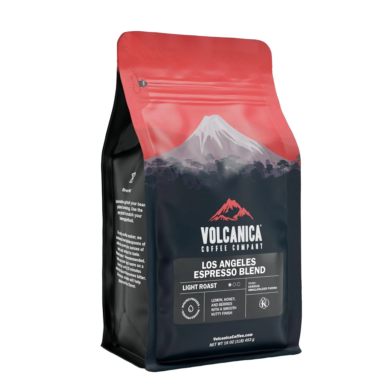 Premium Espresso Light Roast Los Angeles Blend Whole Bean Fresh Roasted 16-ounce Carefully Designed