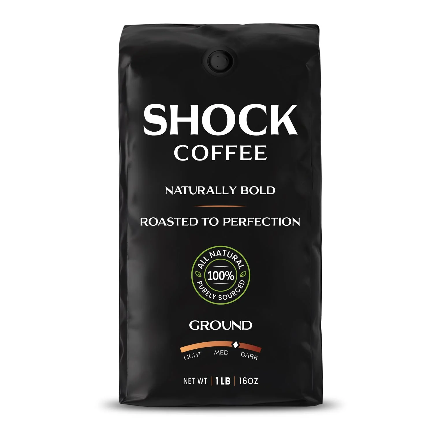 Traditional Shock High Caffeine Ground Coffee Powerful