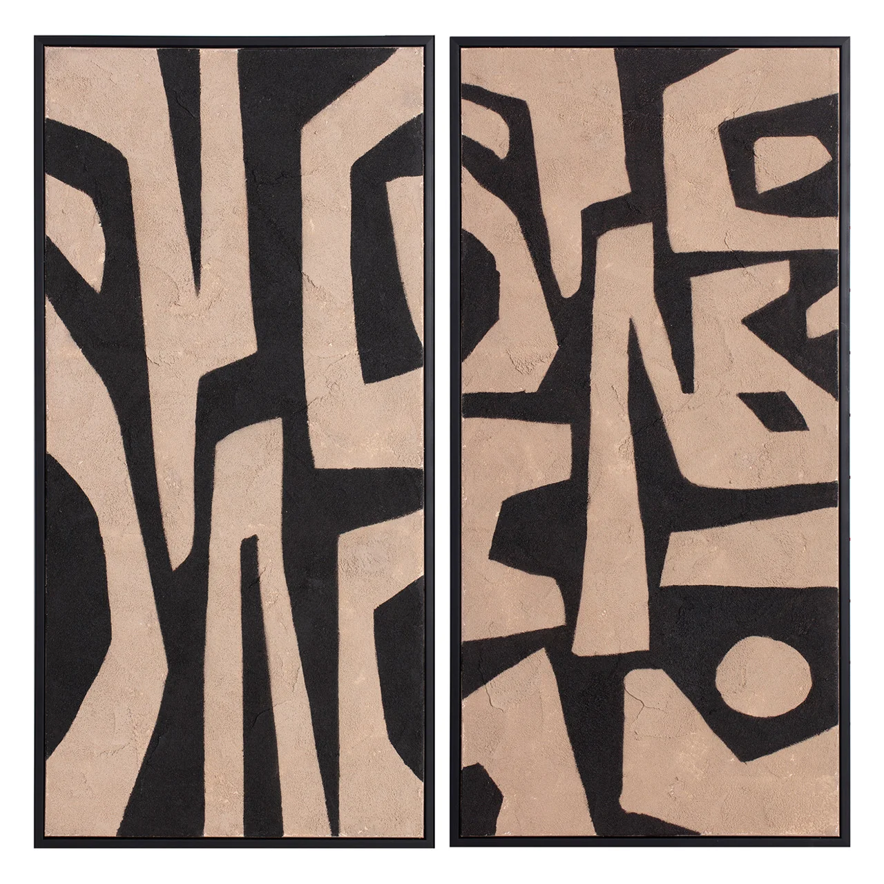 Clean TRIBECA HANDPAINTED ART 24X50 Set of 2 Long-Lasting