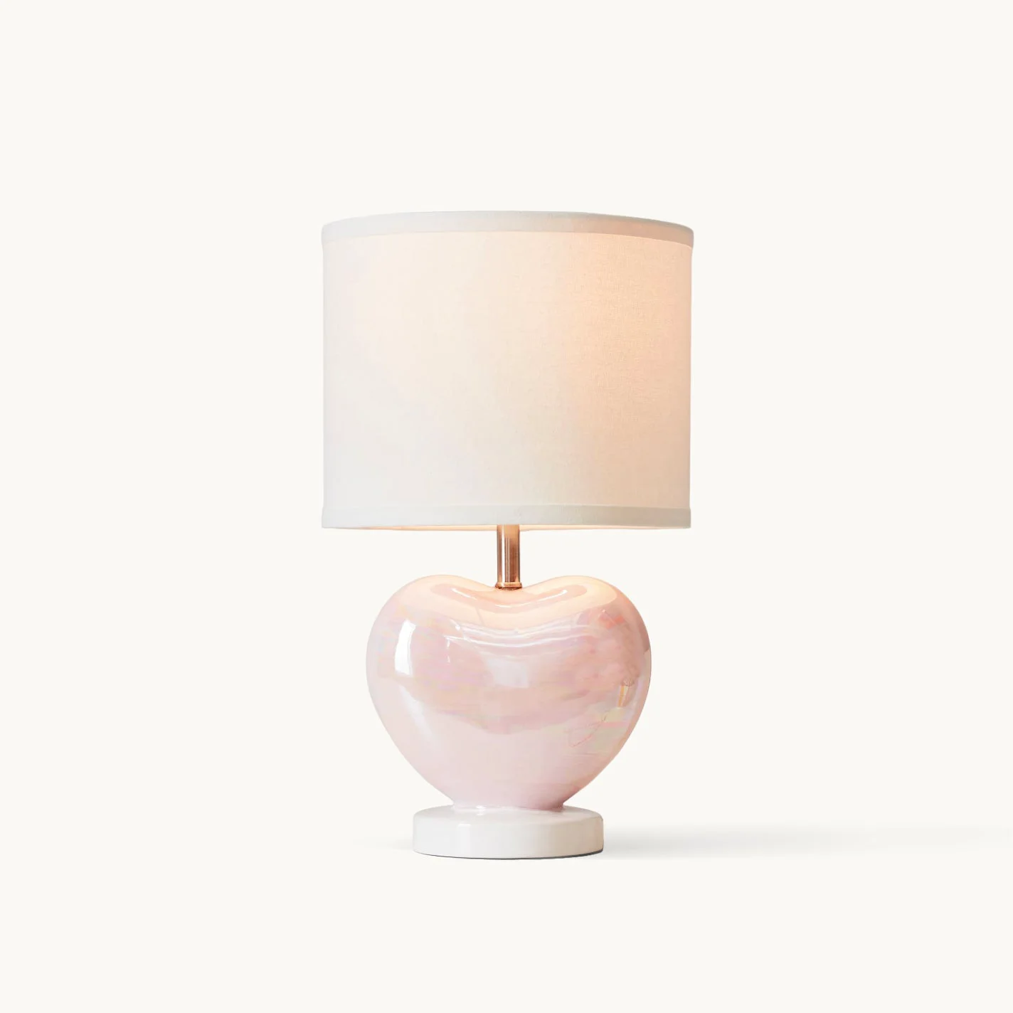 Fine Crafted Heart Table Lamp Secure