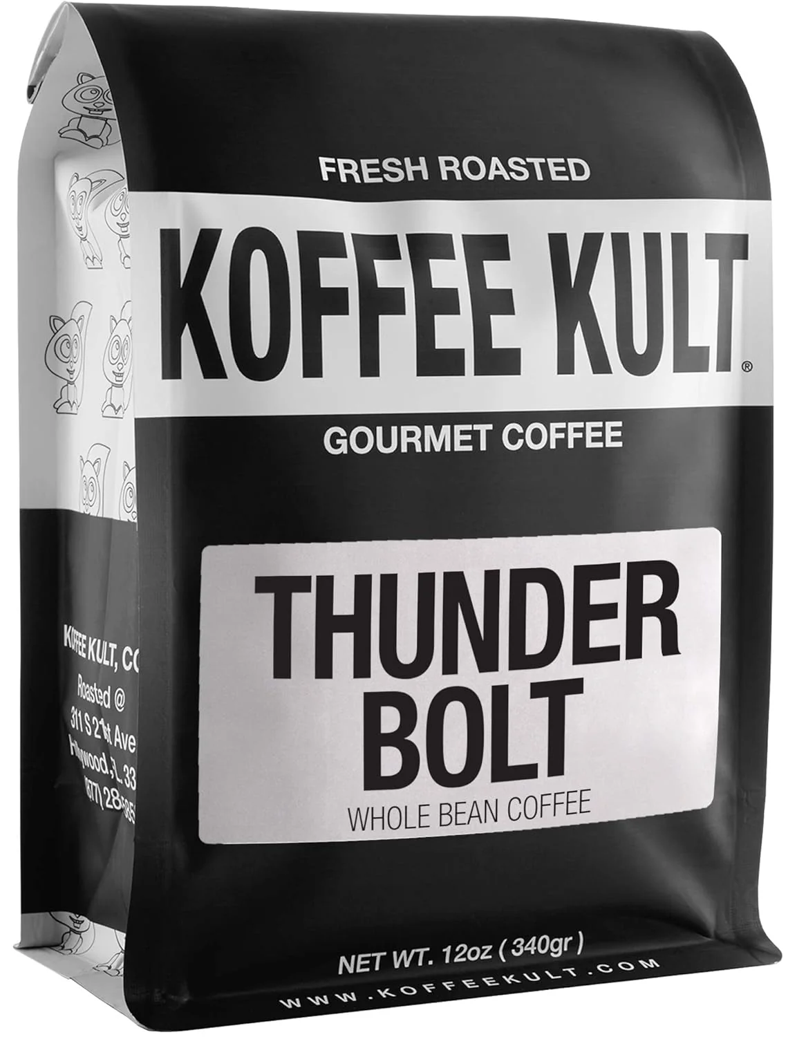 Dependable Koffee Kult Thunder Bolt Dark Roast Coffee Beans Fine Crafted