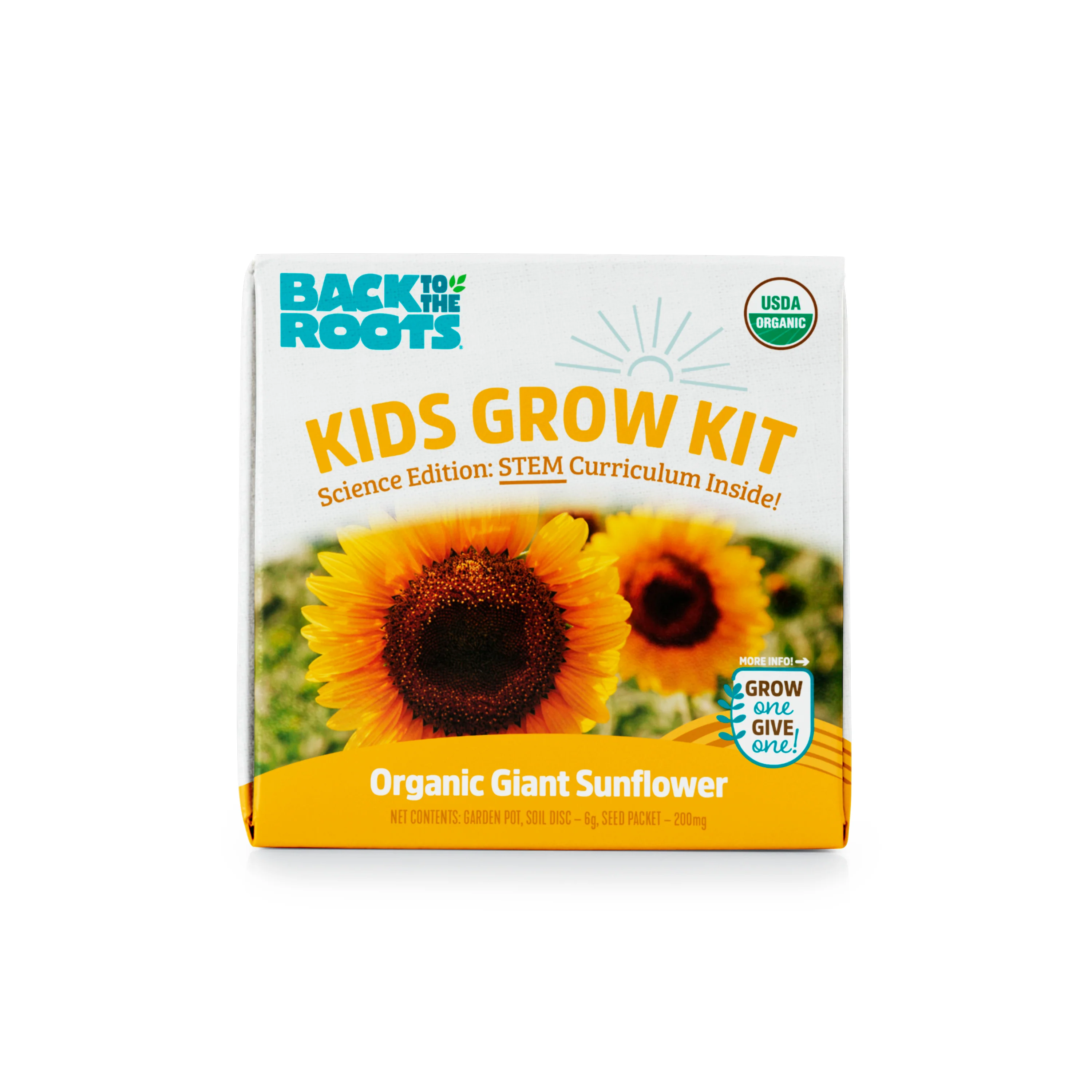 Clean Back to the Roots Kids Sunflower Grow Kit Reliable