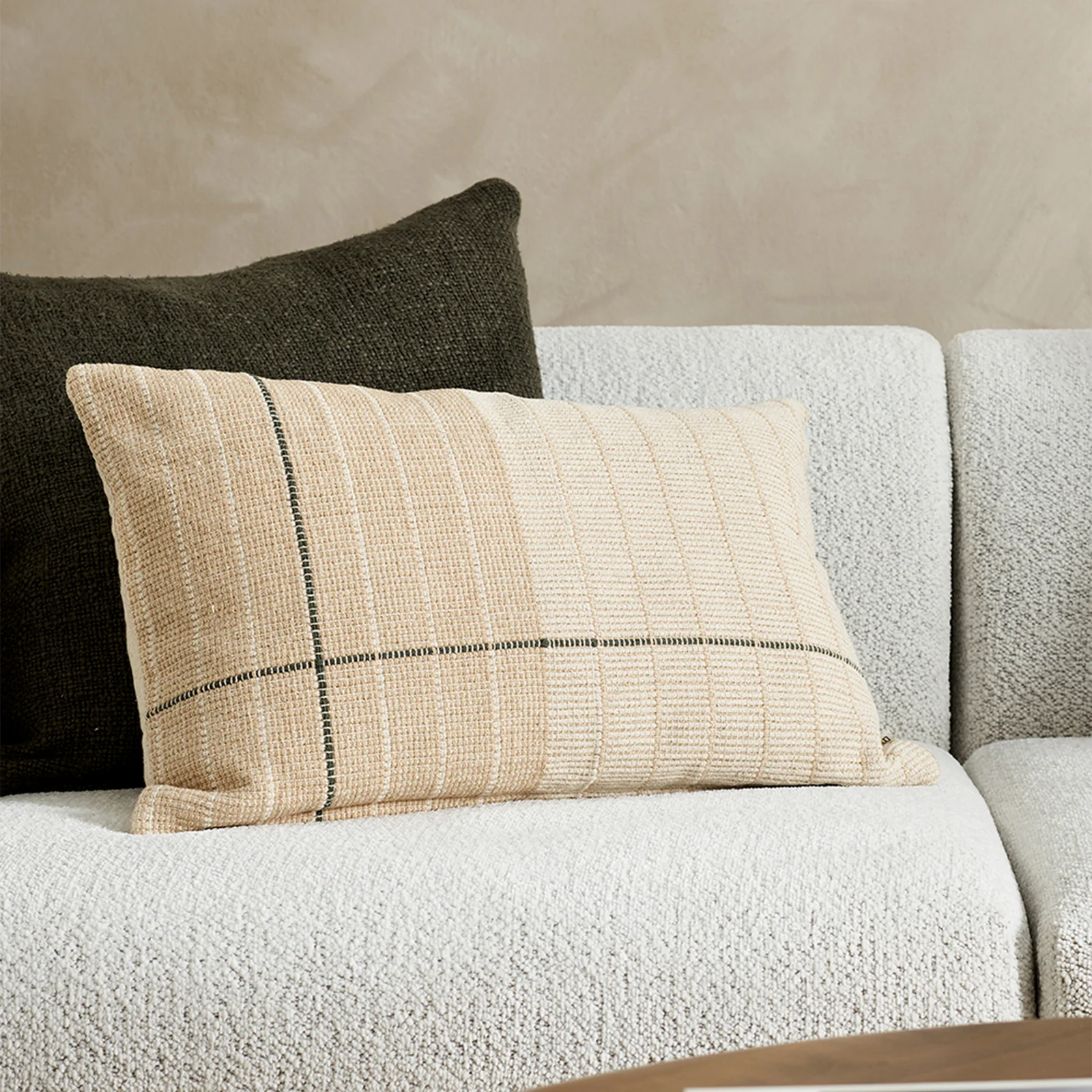Dependable Takumi Lumbar Cushion Camel 40 x 60cm Fine