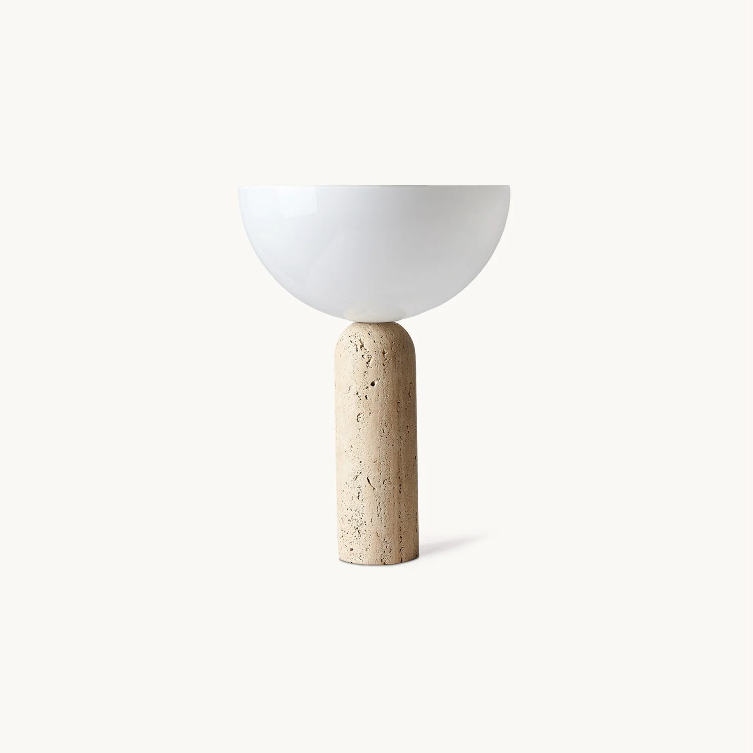 Sustainable Lella Travertine Table Lamp Durable