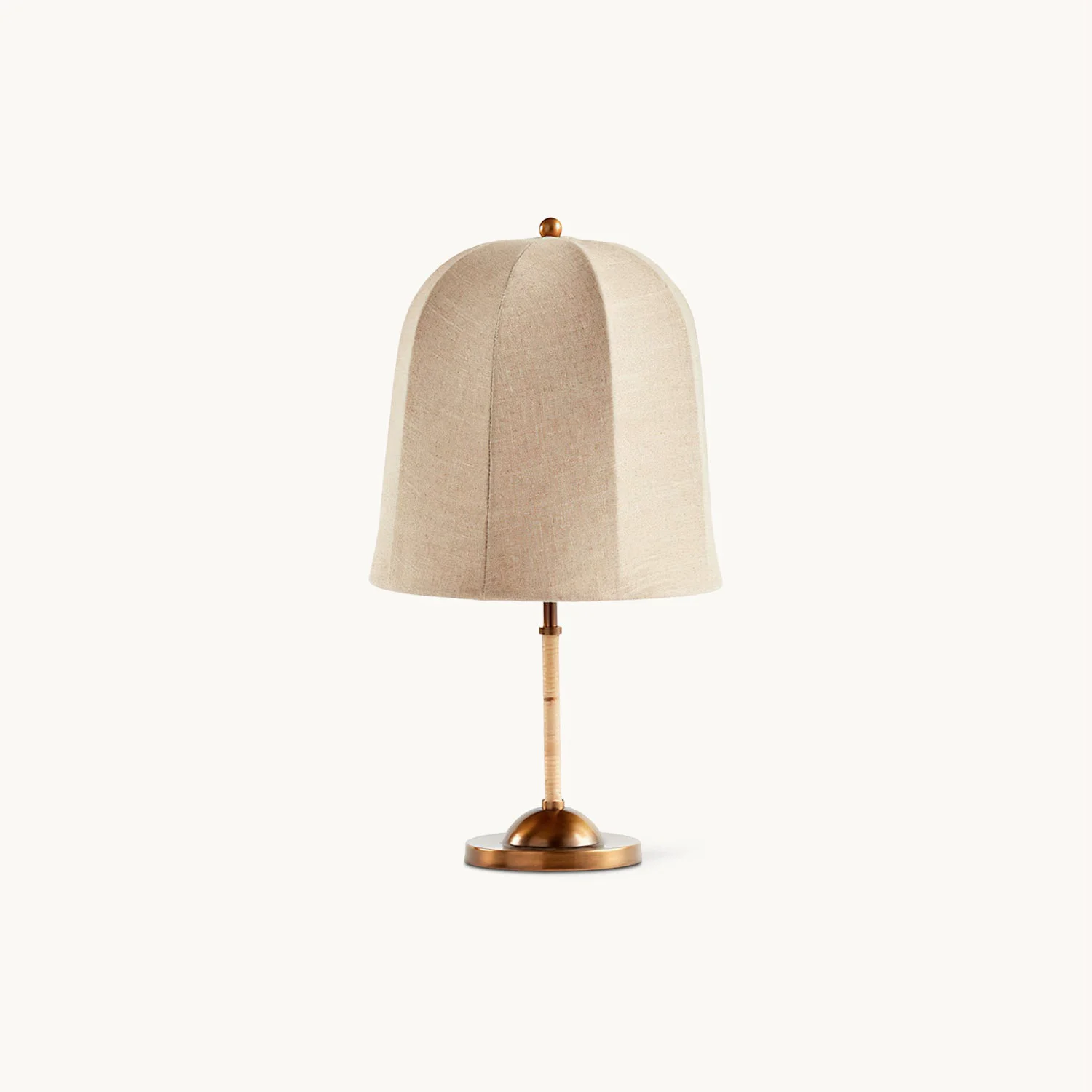 Green Sienna Linen Table Lamp Safe