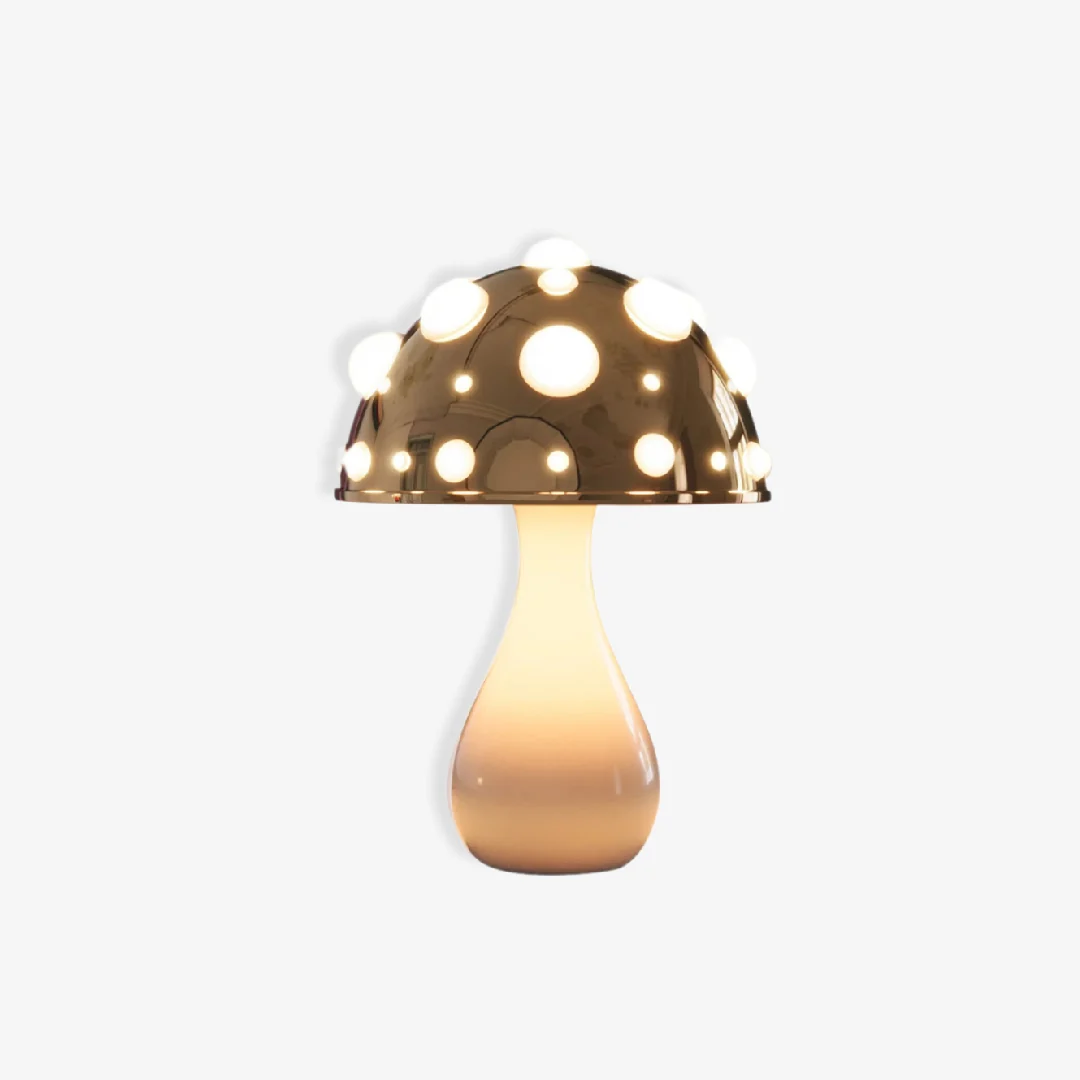 Effective Dekor Brown Mushroom Table Lamp Top-Quality