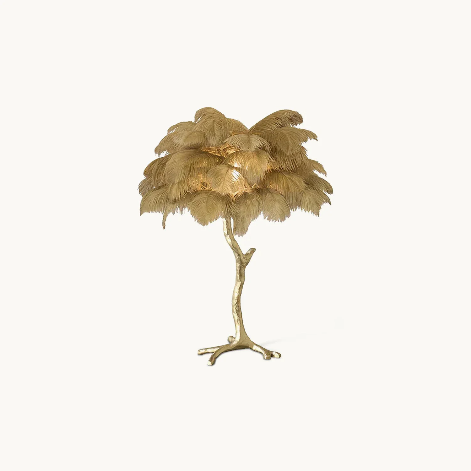 Superior Ostrich Feather Table Lamp Fast