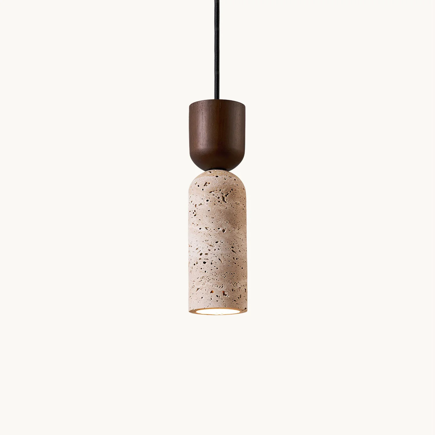Environmentally Friendly Galatea Travertine Pendant Lamp Quality