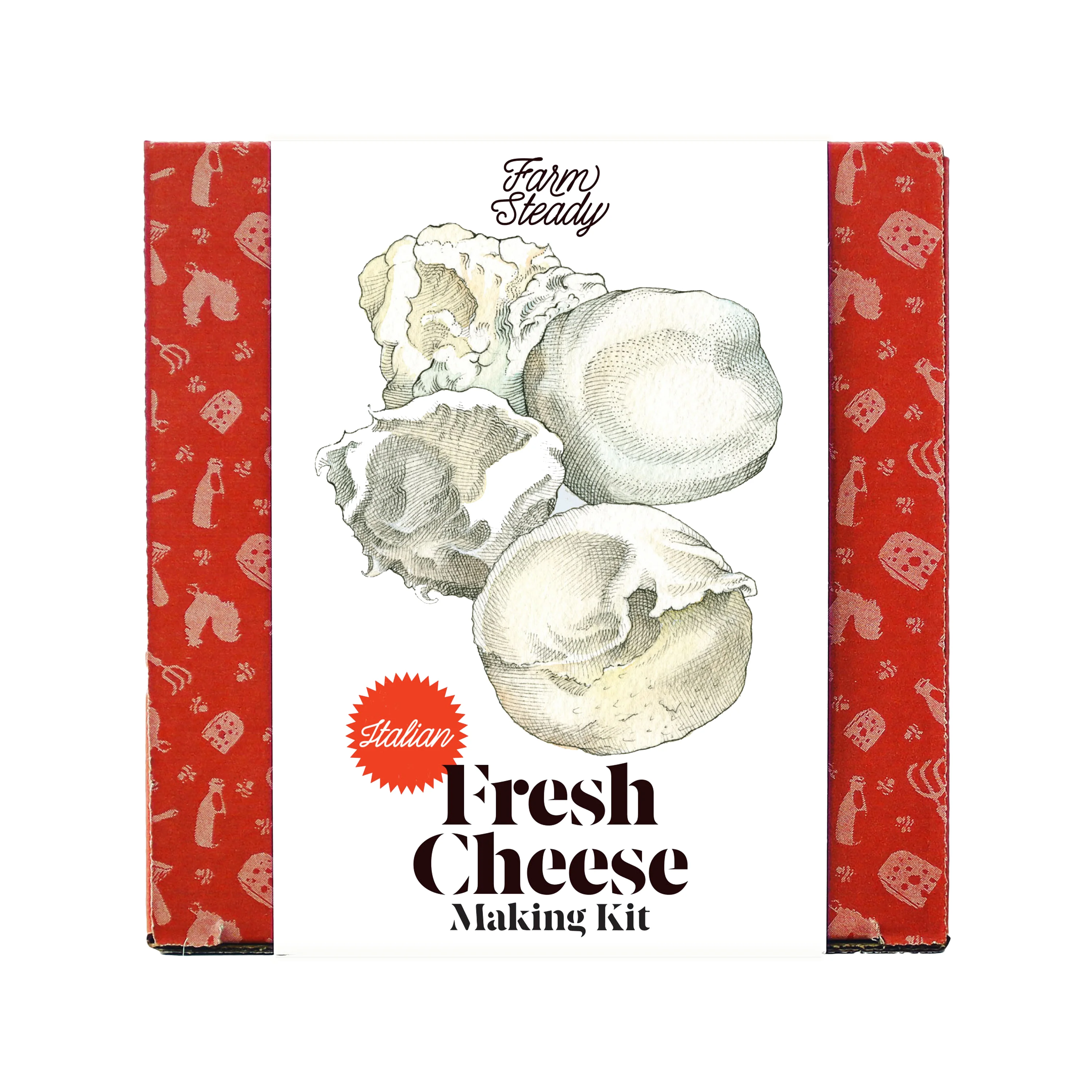 World-Class FarmSteady Italian Fresh Cheese Making Kit High-Grade