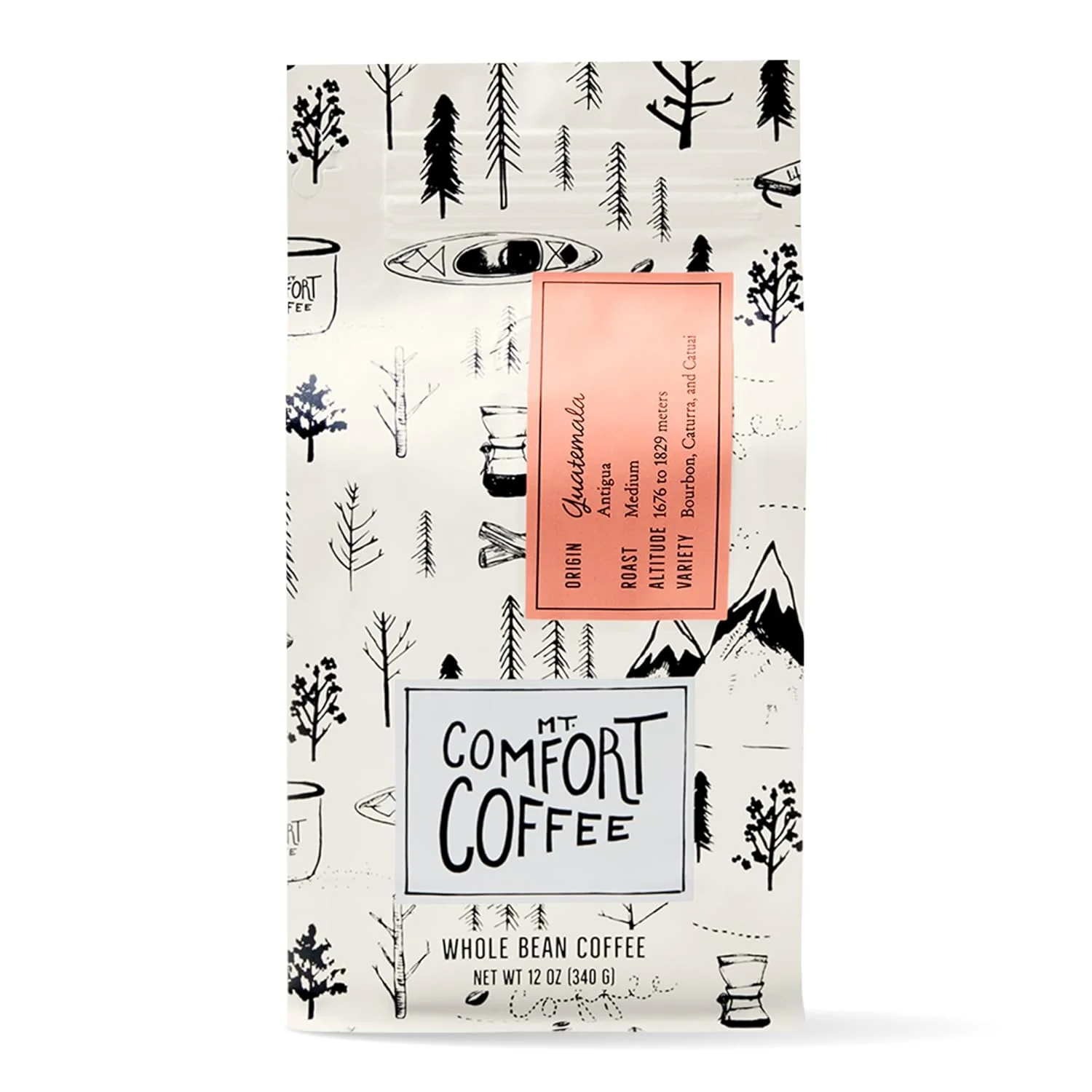 High-Quality Mt Comfort Coffee Guatemala Medium Roast - Exceptional Arabica Beans from Guatemala Medium Roasted for a Balanced Flavor Sustainable