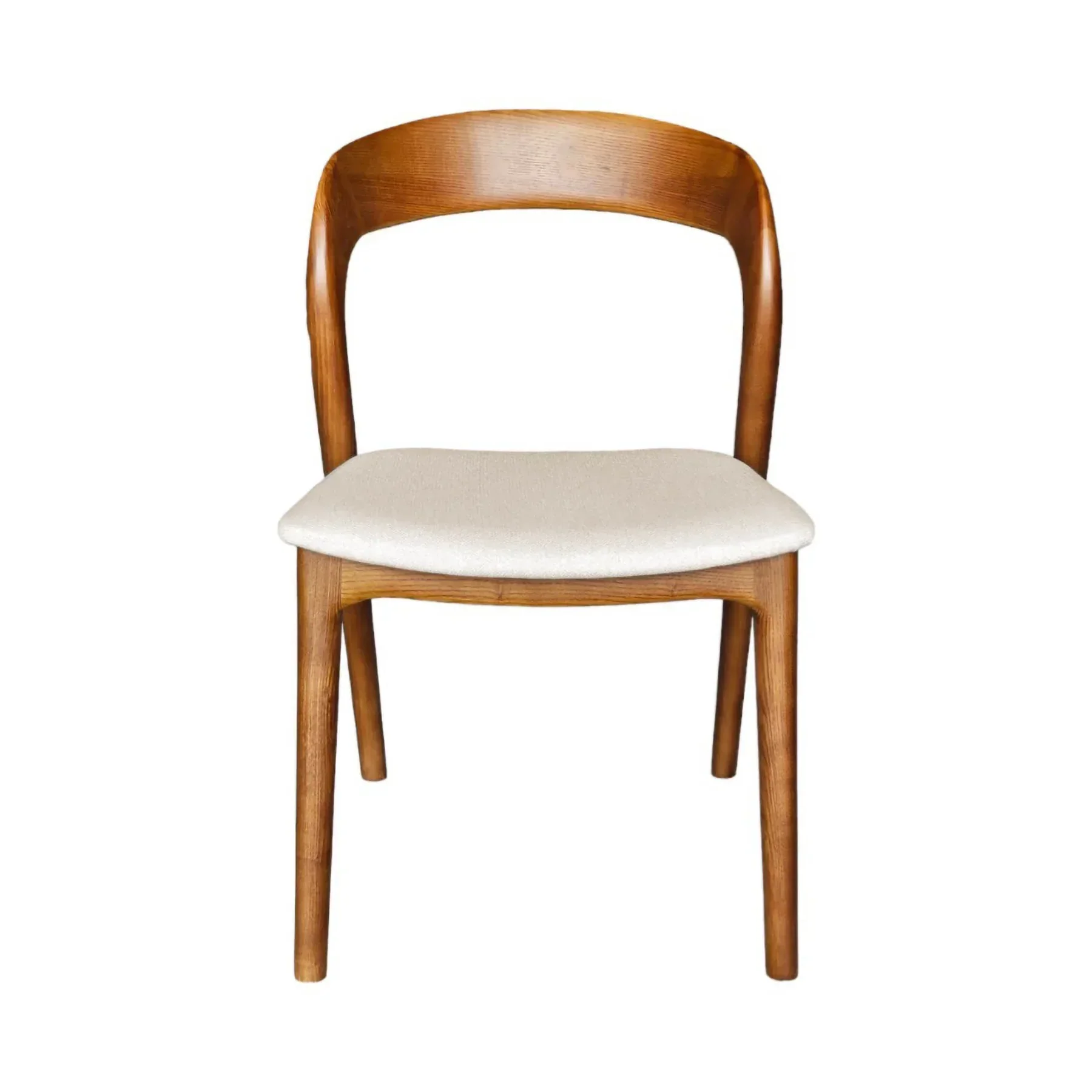Enhanced Rotondo Dining Chair - Walnut Frame Solid