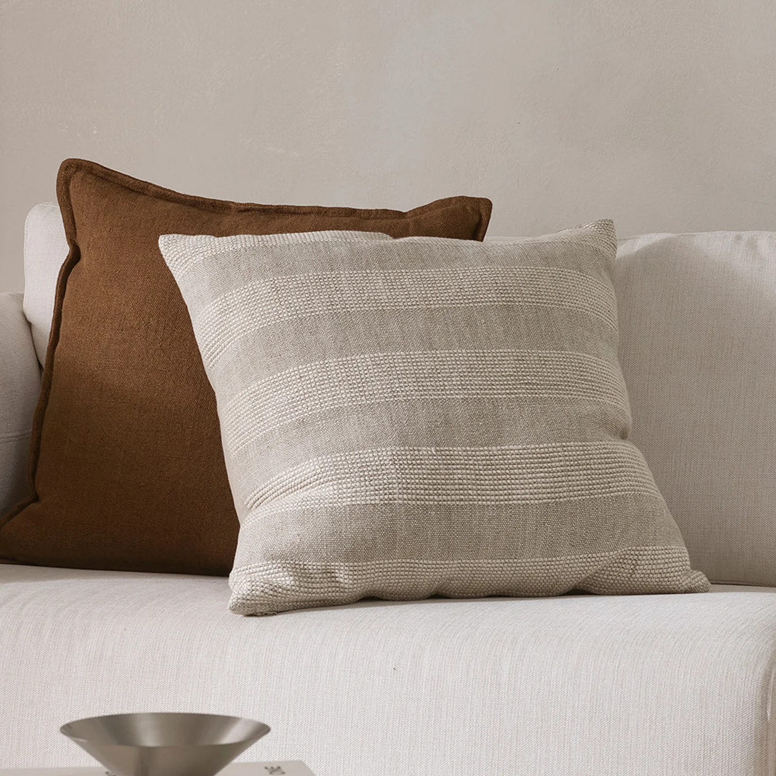 Sophisticated Beaumont Cushion Natural 55 x 55cm Excellent