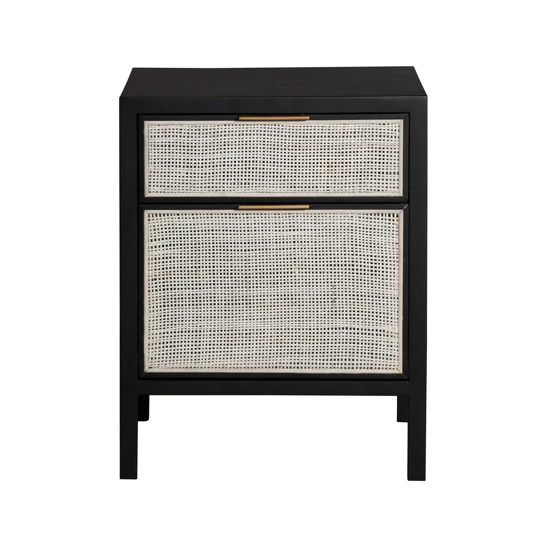 First-Class Rattan Filing Cabinet - Ebony Breathable
