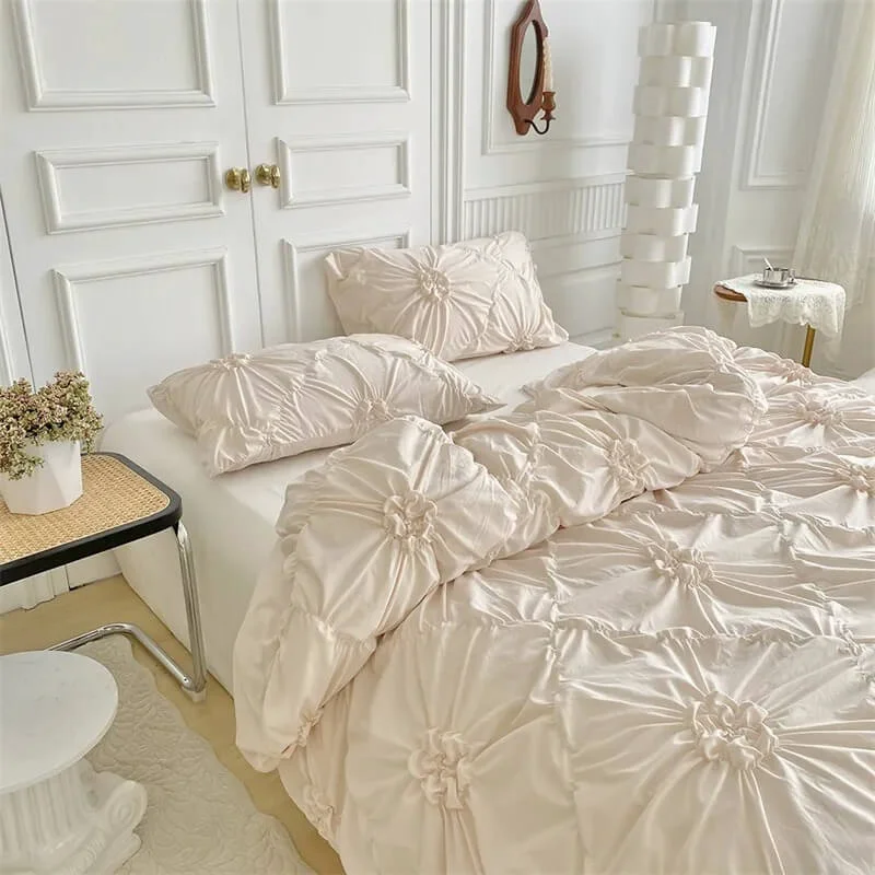 Proven Ruffle Flower Duvet Cover Set Lightweight
