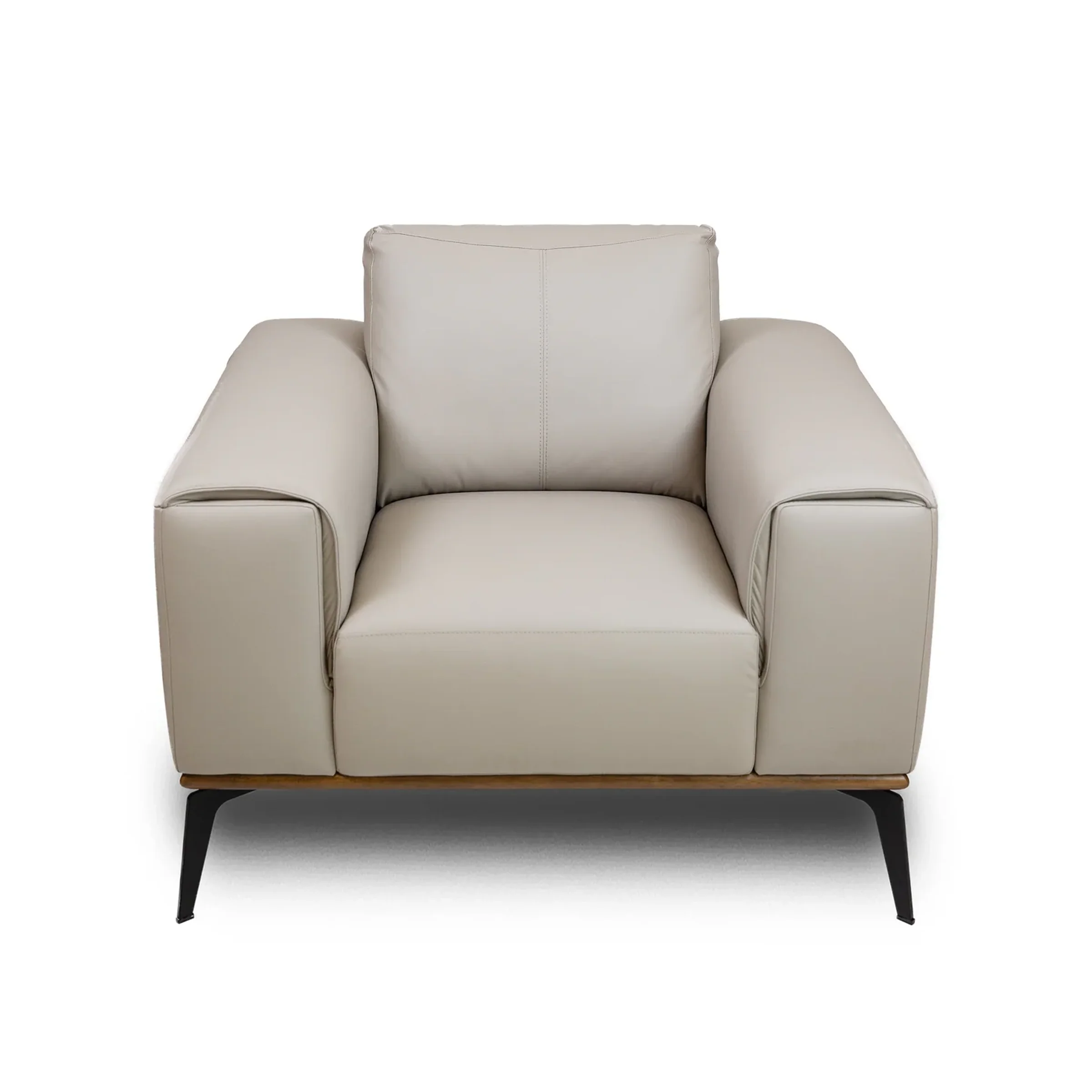Expertly Made Kreska Leather Accent Chair Sustainable
