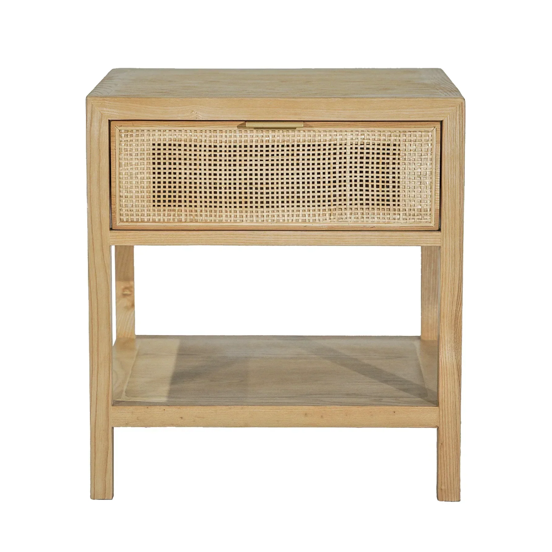 High-End Rattan Side Table - Natural Casual
